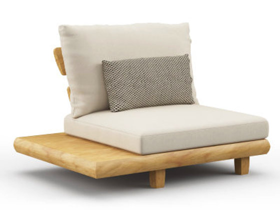 patio South Beach End Table Seat - Sectional