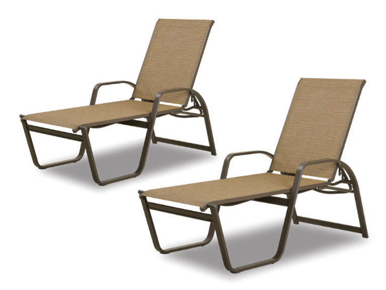 patio Telescope Aruba High Chaise Lounge - Set of 2