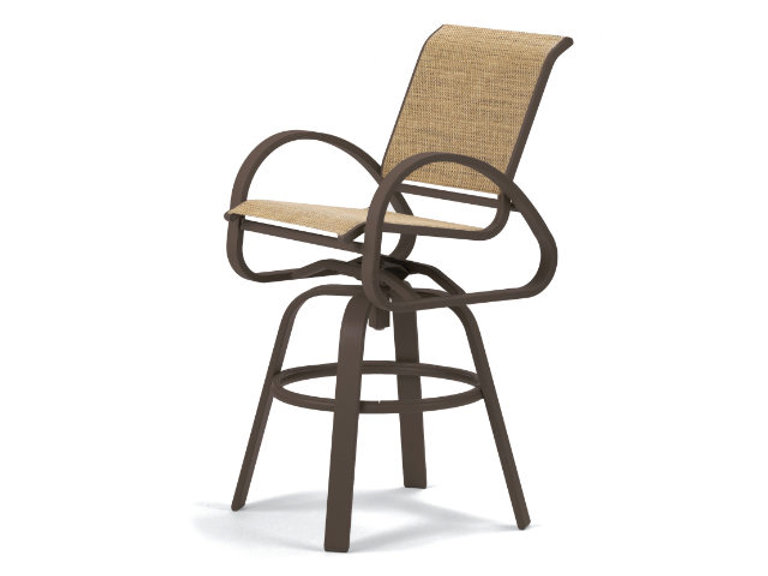 patio Telescope Aruba Swivel Bar Chair
