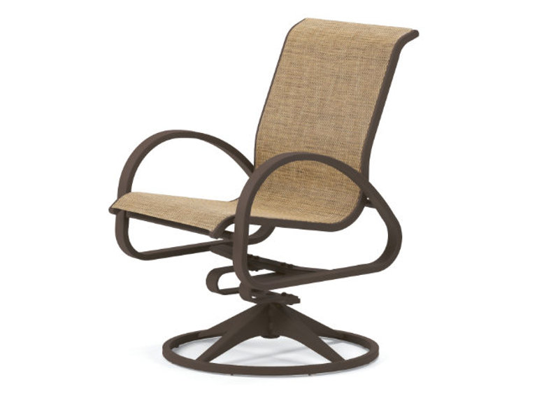 Patio Telescope Aruba Swivel Rocker Chair - Set Of 4