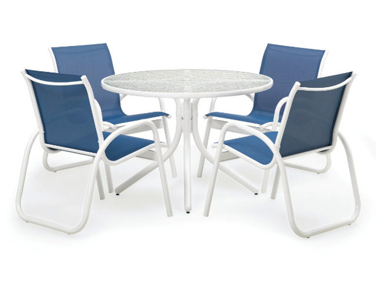 Patio Telescope Gardenella Arm Chair - Set Of 4