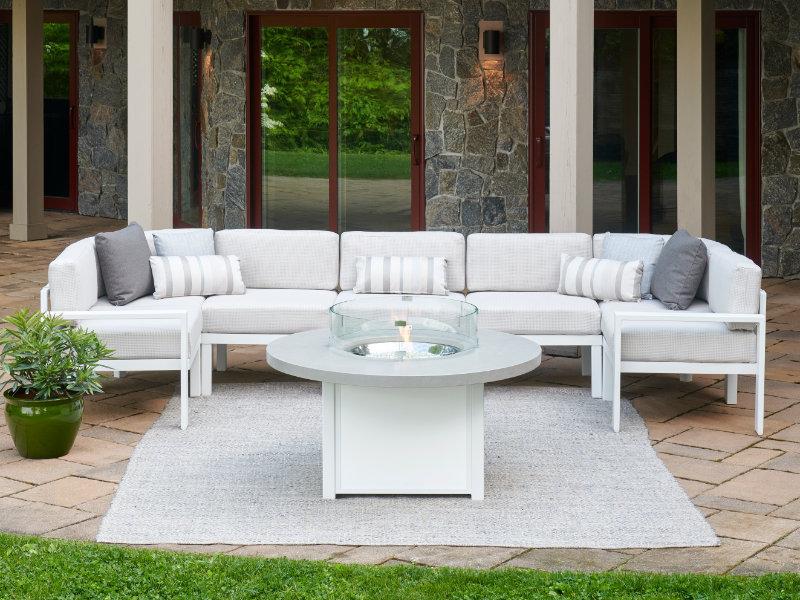 Patio Telescope Larssen Sectional - Arm End Seat