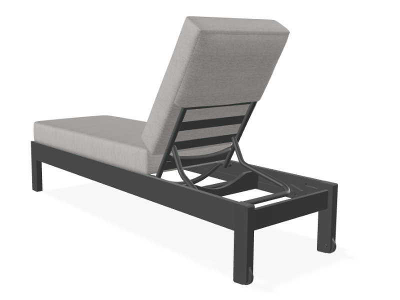Patio Telescope Leeward Cushion Chaise Lounge