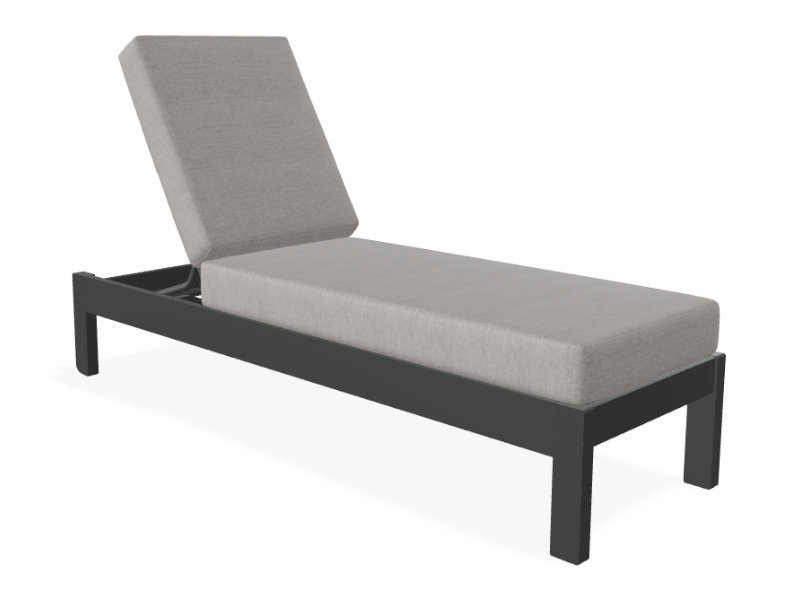 patio Telescope Leeward Cushion Chaise Lounge