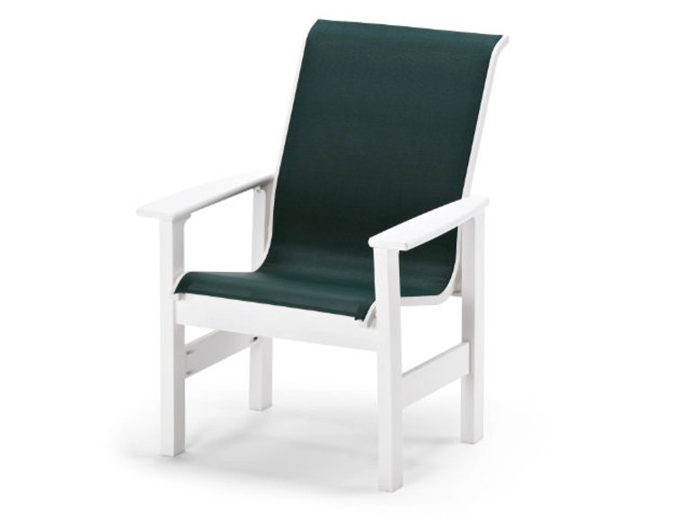 Patio Telescope Leeward Sling Arm Chair - Set Of 2