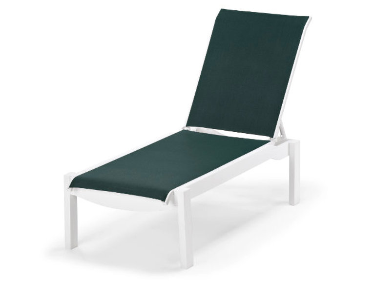 patio Telescope Leeward Sling Chaise Lounge