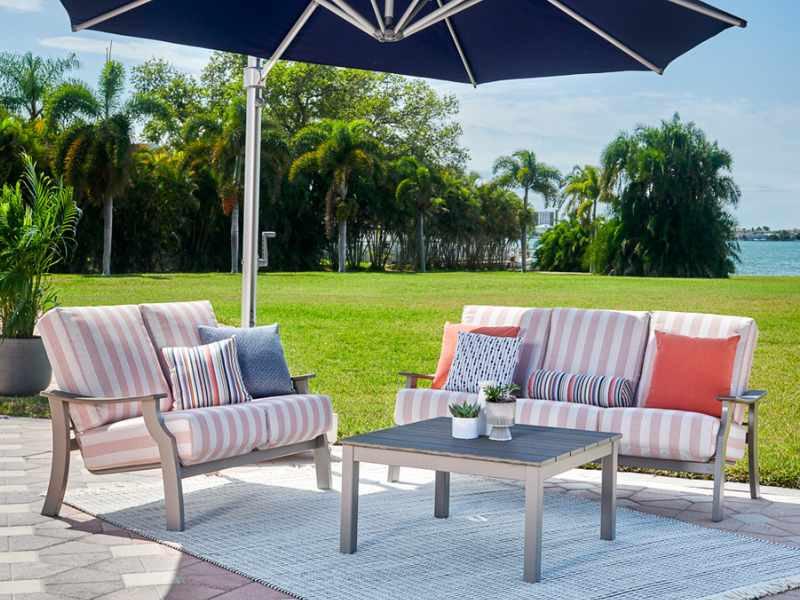 Patio Telescope St. Catherine Cushion Loveseat