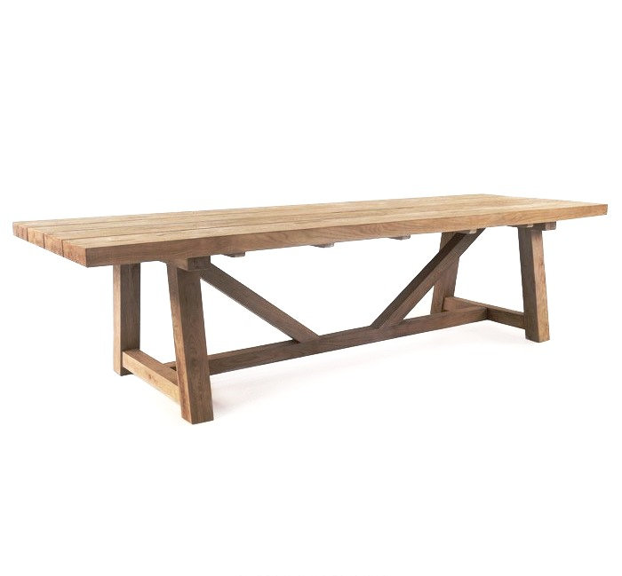 patio Trestle Table 120" x 40"