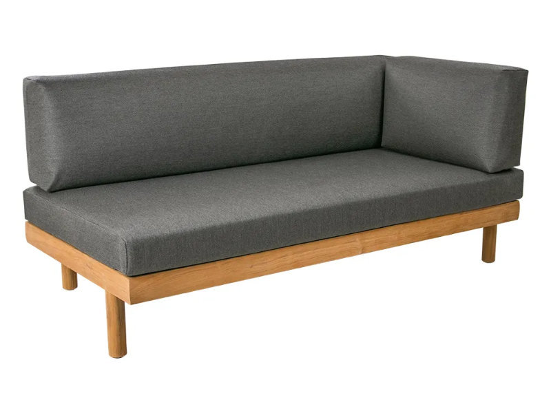 patio Venice Teak Left Arm Sofa - Sectional