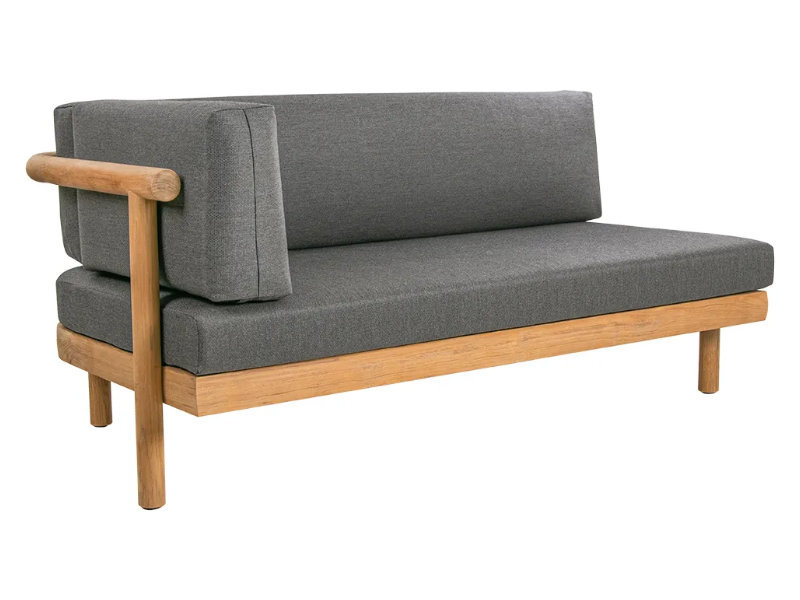 patio Venice Teak Right Arm Sofa - Sectional