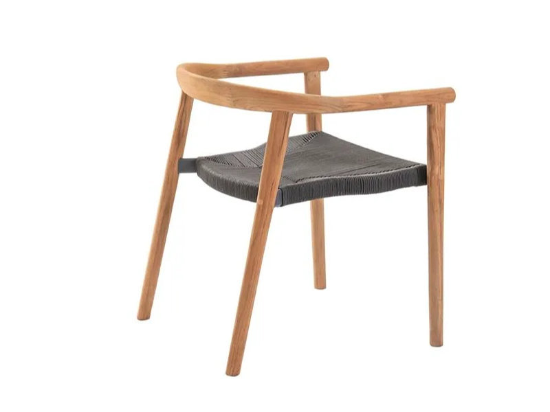 Patio Venice Teak Rope Arm Chair