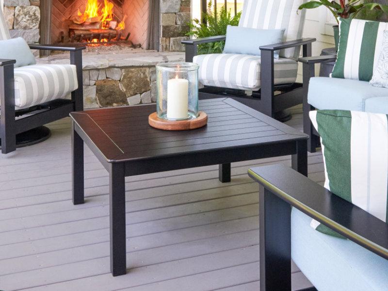 Patio Telescope Casual 36in Square MGP Coffee Table