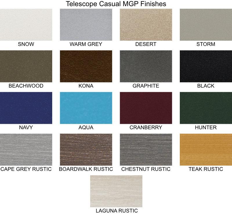 Patio Telescope Casual 42in Square MGP Balcony Table