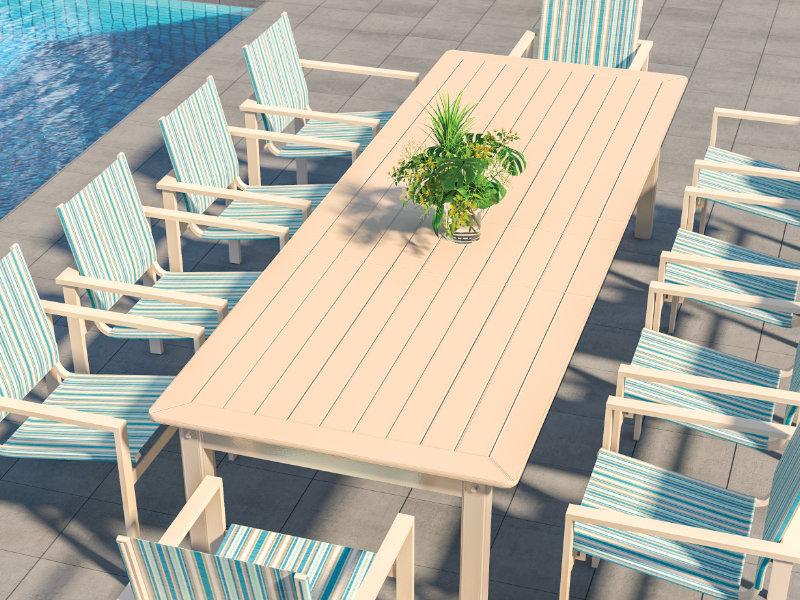 Patio Telescope Casual 88-120in Extension MGP Dining Table