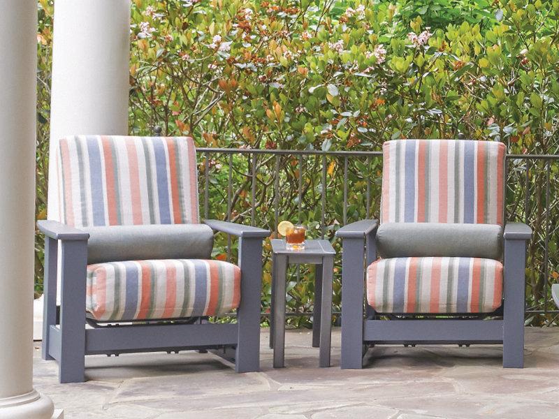 Patio Telescope Leeward Cushion Motion Lounge Chair