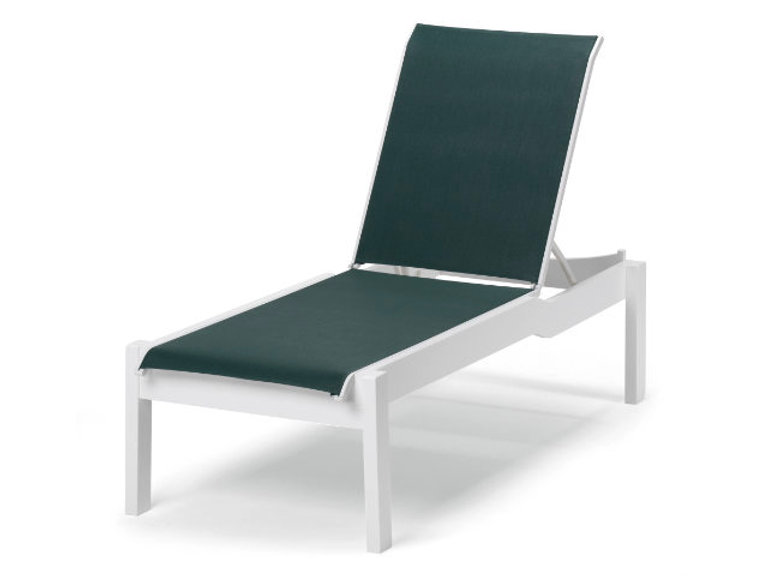 patio Telescope Leeward Sling Chaise Lounge - Long Frame