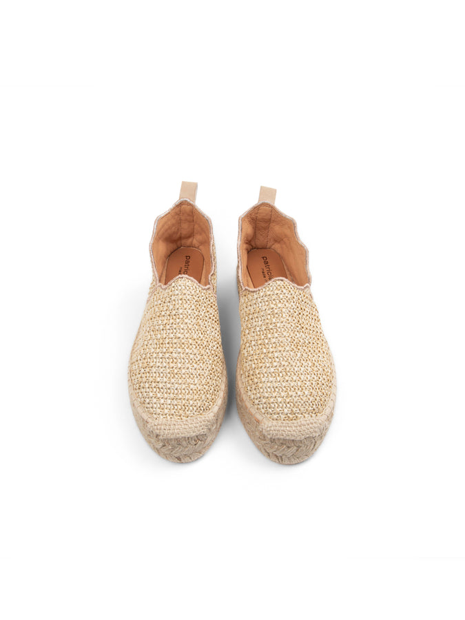 Patricia Green Patricia Green Women’s Abigail Scalloped Raffia Slip On Espadrille In Raffia