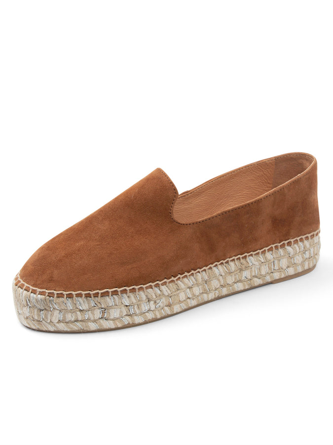 patricia green Patricia Green Women’s Avery Espadrille Loafer in Cognac Suede
