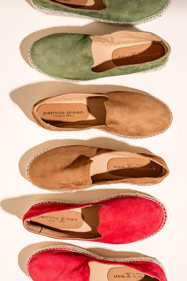 Patricia Green Patricia Green Women’s Avery Espadrille Loafer In Red Suede