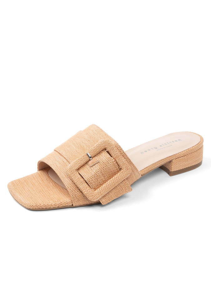 patricia green Patricia Green Women’s Bali Buckle Sandal in Natural Raffia