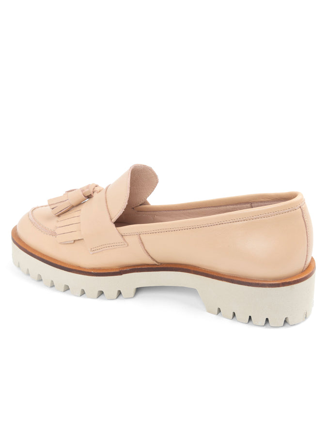 Patricia Green Patricia Green Women’s Beckham Tassel Lug Loafer In Nude