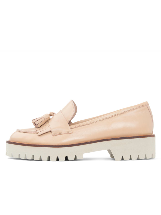 Patricia Green Patricia Green Women’s Beckham Tassel Lug Loafer In Nude