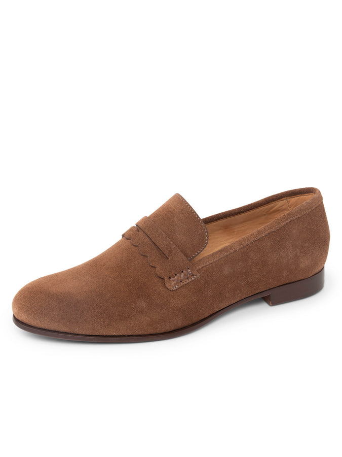 patricia green Patricia Green Women’s Blair Penny Loafer in Chocolate Suede patricia green Patricia Green Women’s Blair Penny Loafer in Chocolate Suede