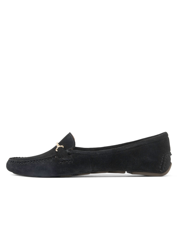 Patricia Green Patricia Green Women’s Caroline Horsebit Driver In Black Suede