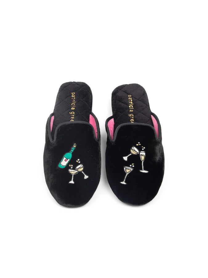 Patricia Green Patricia Green Women’s Champagne Slipper In Black