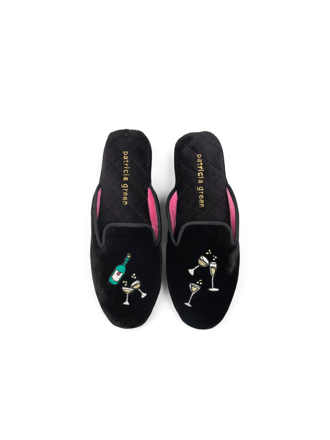 patricia green Patricia Green Women’s Champagne Slipper in Black