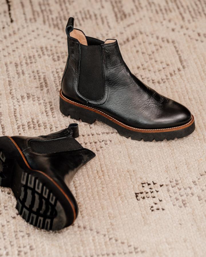 Patricia Green Patricia Green Women’s Chelsea Lug Sole Bootie In Black