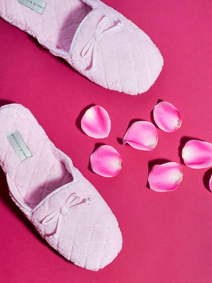 Patricia Green Patricia Green Women’s Chloe Microterry Slipper In Lt. Pink