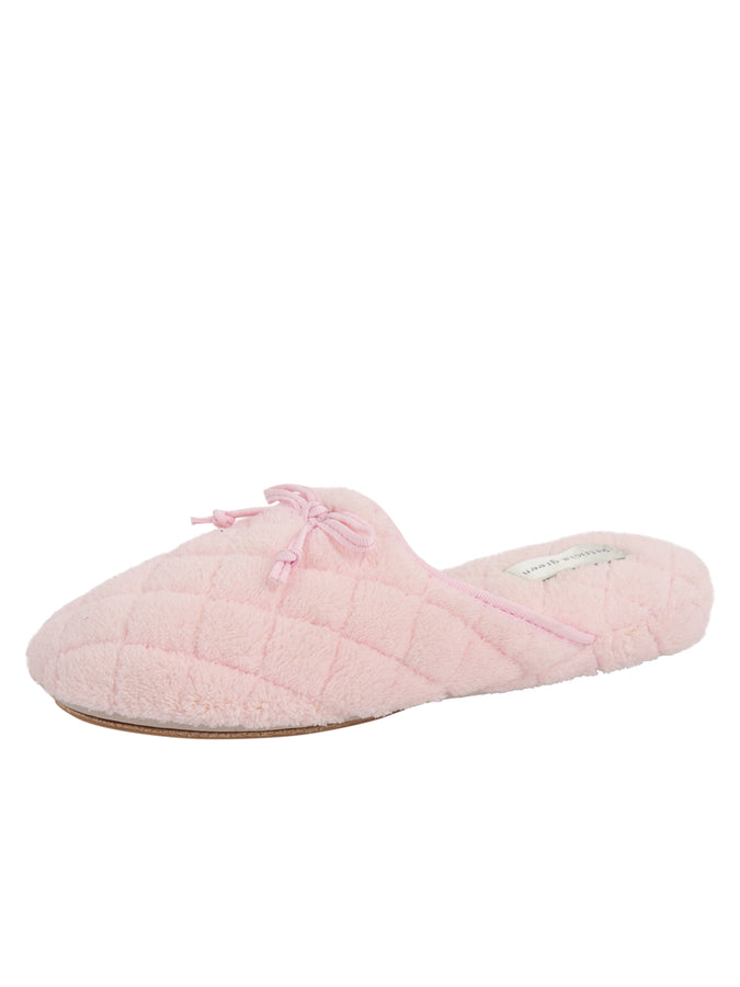 patricia green Patricia Green Women’s Chloe Microterry Slipper in Lt. Pink