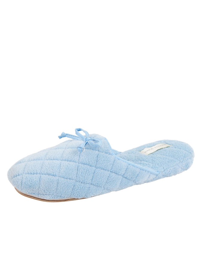 patricia green Patricia Green Women’s Chloe Microterry Slipper in Blue