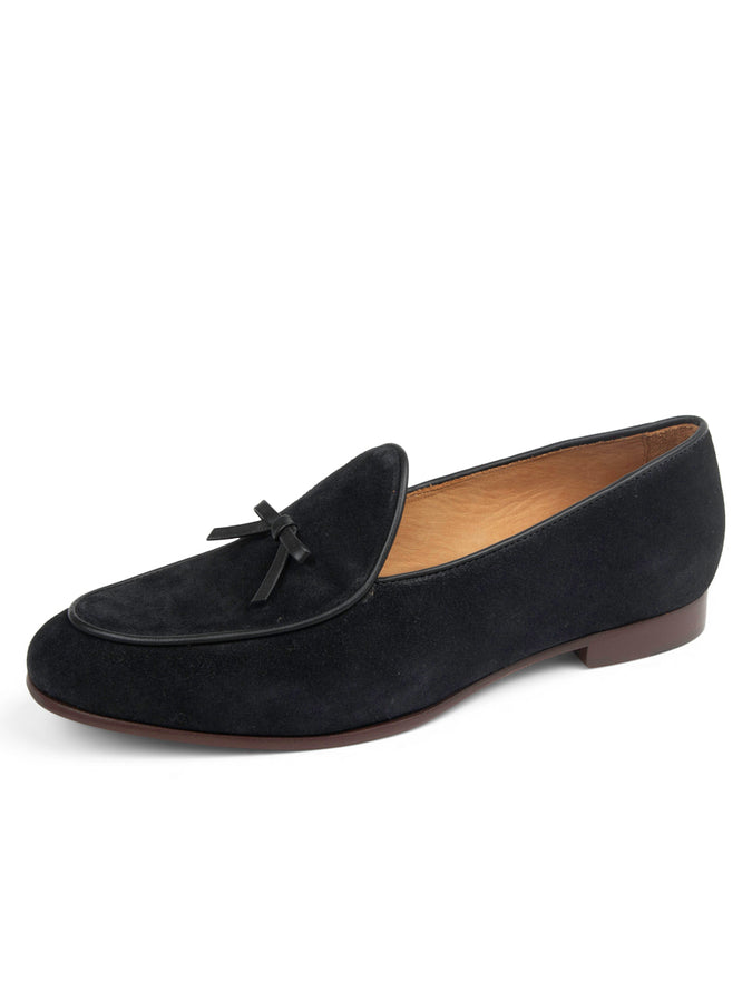 patricia green Patricia Green Women’s Coco Belgian Loafer in Black Suede