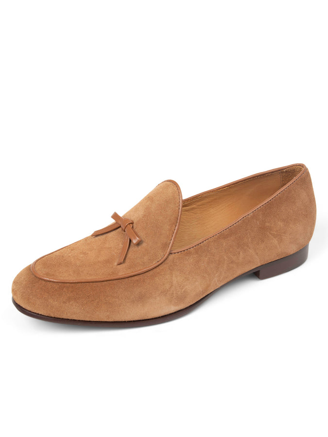 patricia green Patricia Green Women’s Coco Belgian Loafer in French Roast Suede
