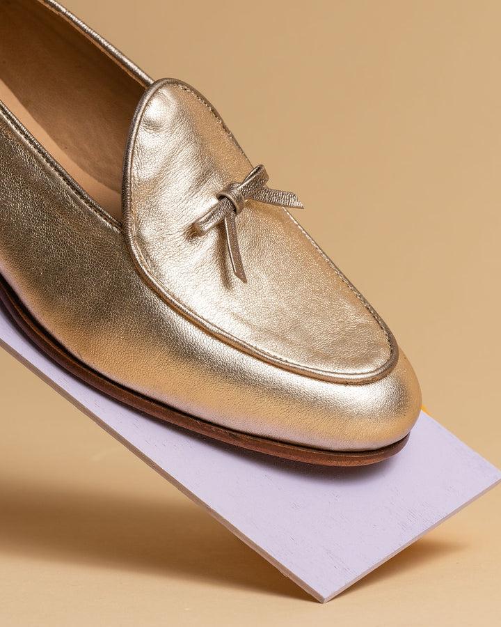 Patricia Green Patricia Green Women’s Coco Belgian Loafer In Gold