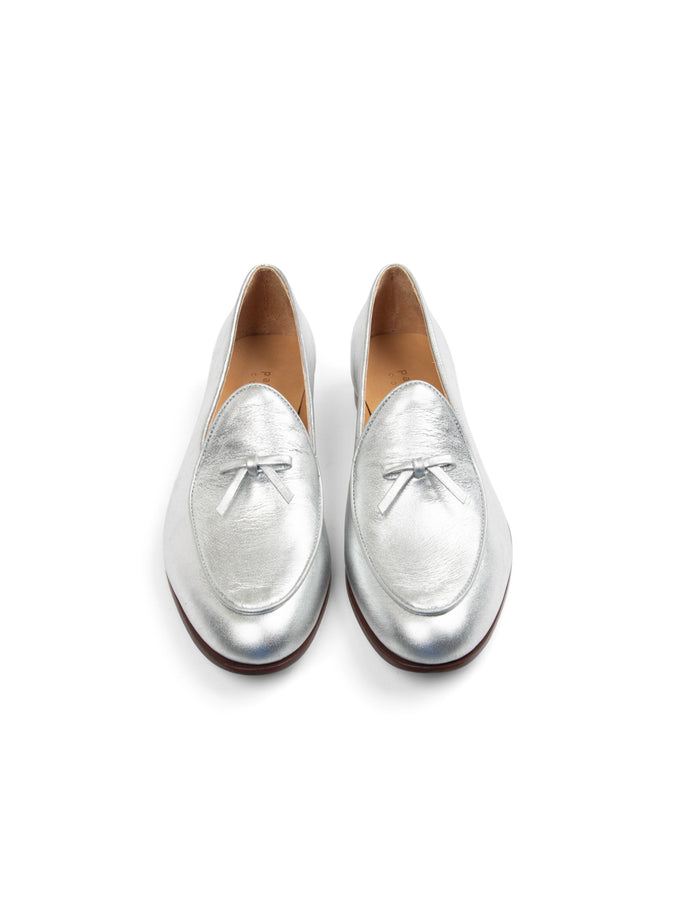 Patricia Green Patricia Green Women’s Coco Belgian Loafer In Silver