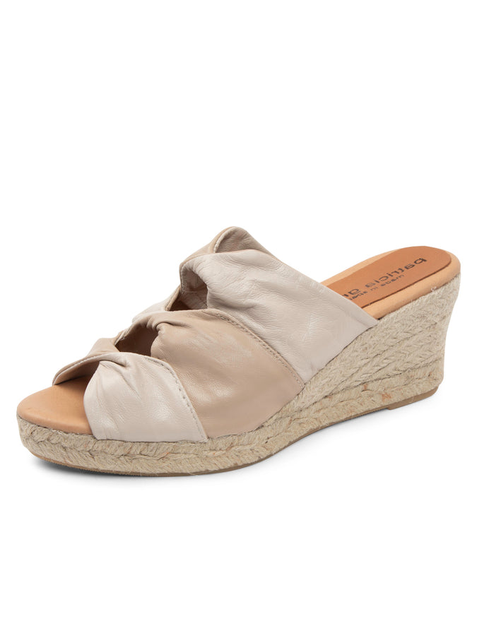 patricia green Patricia Green Women’s Ginger Twisted Leather Espadrille in Natural/Tan