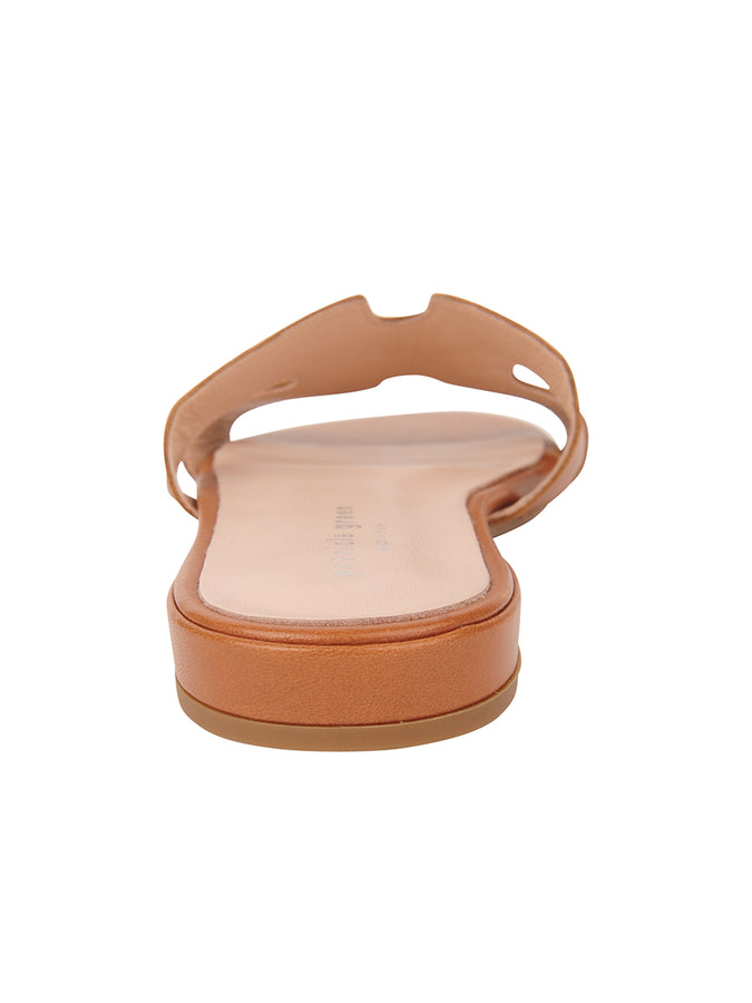 Patricia Green Patricia Green Women’s Hallie Flat Sandal In Luggage Leather