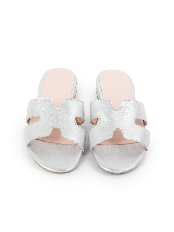Patricia Green Patricia Green Women’s Hallie Flat Sandal In Silver