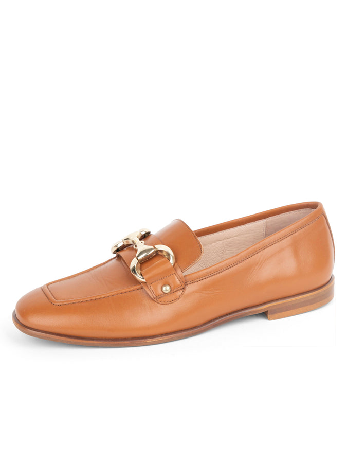 patricia green Patricia Green Women’s Harlow Horsebit Loafer in Cognac patricia green Patricia Green Women’s Harlow Horsebit Loafer in Cognac