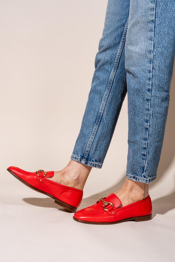 Patricia Green Patricia Green Women’s Harlow Horsebit Loafer In Red