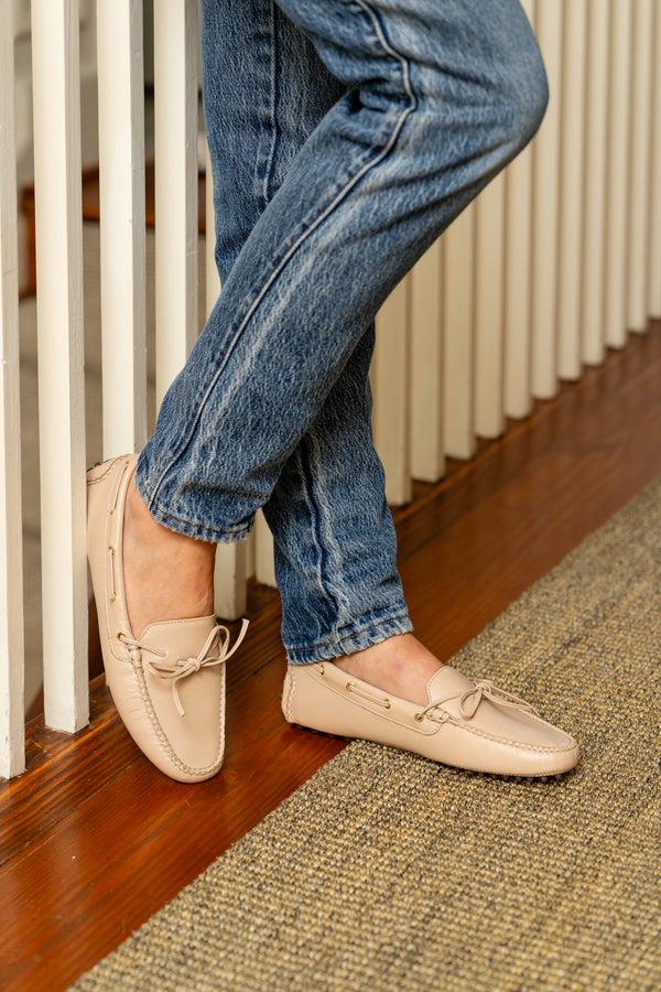 Patricia Green Patricia Green Women’s Henley Boat Shoe Driver In Sahara Leather