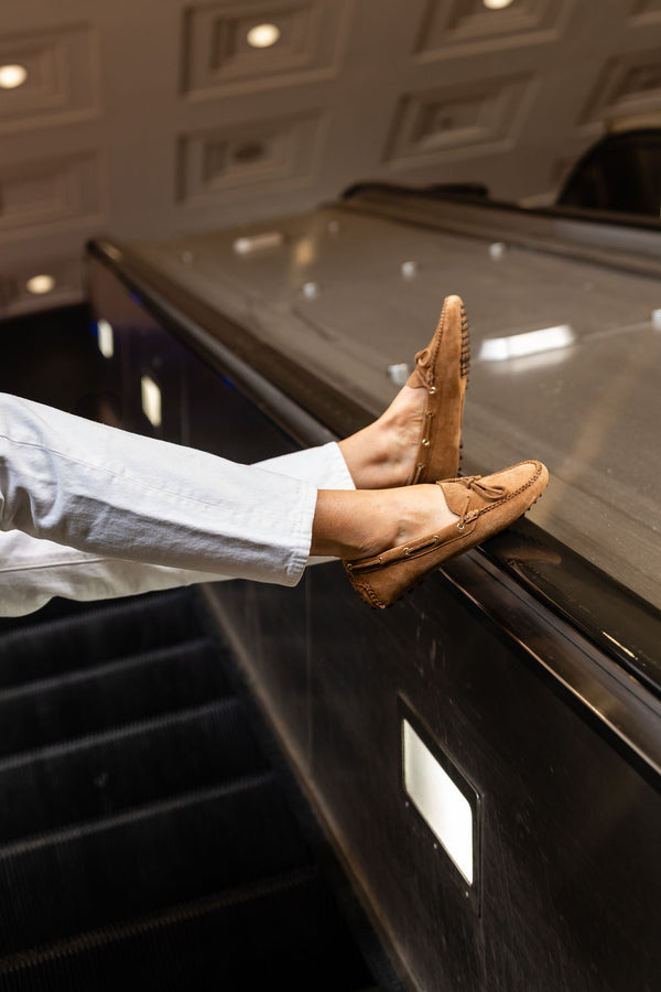 Patricia Green Patricia Green Women’s Henley Boat Shoe Driver In Cognac Suede