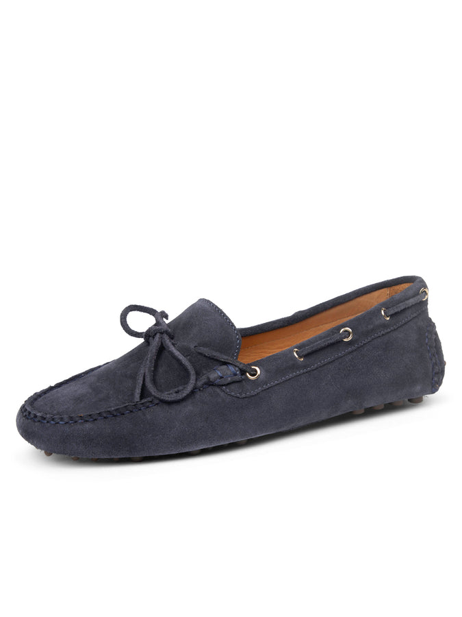 patricia green Patricia Green Women’s Henley Boat Shoe Driver in Navy Suede