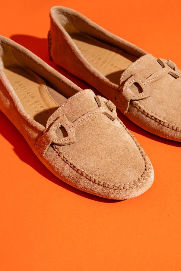 Patricia Green Patricia Green Women’s Jane Stitched Snaffle Driver In Tan Suede