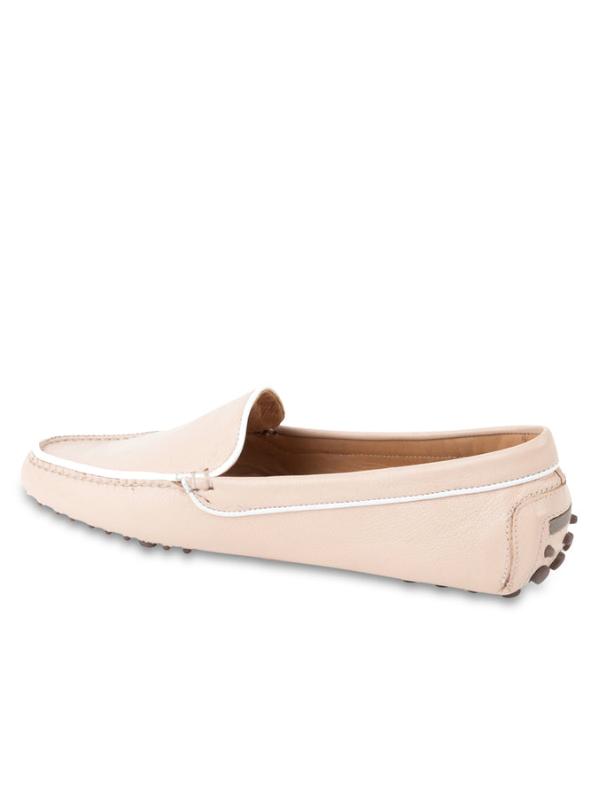 Patricia Green Patricia Green Women’s Jill Piped Driving Moccasin In Blush