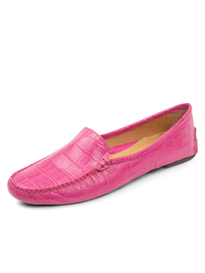patricia green Patricia Green Women’s Jillian Driving Moccasin in Crocodile in Hot Pink Crocodile patricia green Patricia Green Women’s Jillian Driving Moccasin in Crocodile in Hot Pink Crocodile
