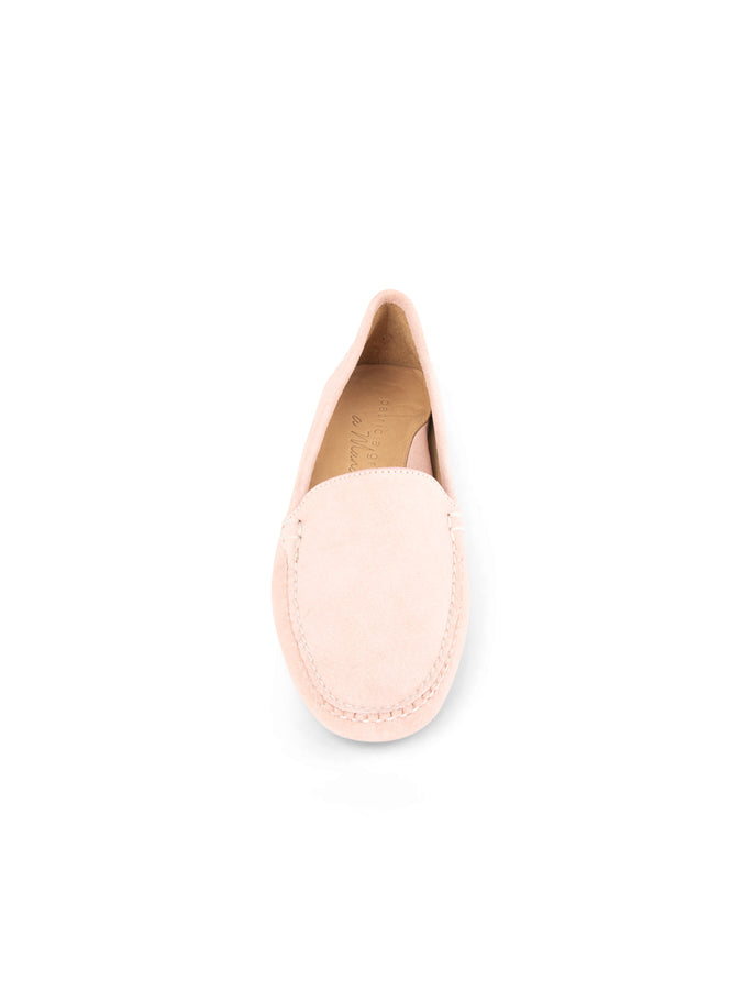 Patricia Green Patricia Green Women’s Jillian Driving Moccasin In Suede In Blush